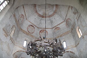 Wieselburg, Pfarrkirche hl. Ulrich, Fresken im ottonischen Oktogon, erste Hälfte des 11. Jahrhunderts