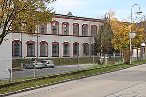 Pottenstein, Hainfelder Straße 49, ehem. Baumwollspinnerei, 1880 erbaut