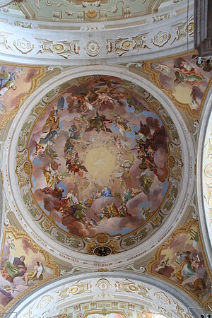 Sonntagberg, Pfarr- und Wallfahrtskirche zur Hl. Dreifaltigkeit und Michael, Freskenausstattung von Daniel Gran, 1738-43