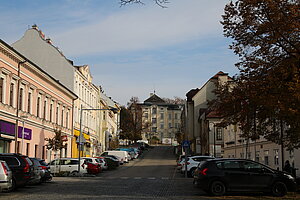 Hollabrunn, Blick durch die Theodor Körner-Gasse