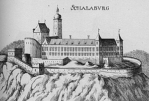 Schallaburg, Stich Vischer, 1672