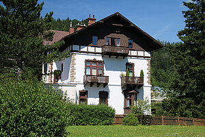 Semmering, typische Bauten der ab 1880 entstehenden Villen- und Hotelkolonie