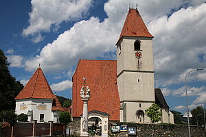 Unteraspang, Ensemble Pfarrkirche hl. Johannes der Täufer und Karner