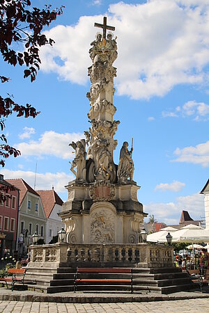 Zwettl, Dreifaltigkeitssäule, Johann Caspar Högl, 1727