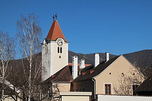 Rossatz, Pfarrkirche hl. Jakobus der Ältere, gotischer West-Turm