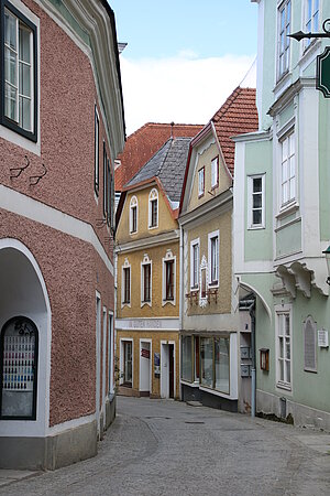 Ybbs an der Donau, Blick in die Kirchengasse