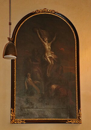 Gresten, Pfarrkirche hl. Nikolaus, Kreuzigung Christi, Martin Johann Schmidt, 1801 (letztes Werk)