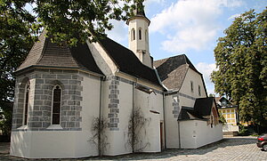 Enzesfeld, Bürgerspitalskirche Zu den 7 heiligen Zufluchten, Saalraum, um 1400