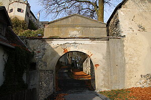 Albrechtsberg an der Großen Krems, Eingang zur Burg