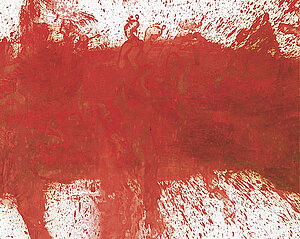 Hermann Nitsch, Schüttbild, 1986