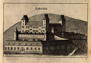 Aspang, Kupferstich von Georg Matthäus Vischer, aus: Topographia Archiducatus Austriae Inferioris Modernae, 1672 © IMAREAL
