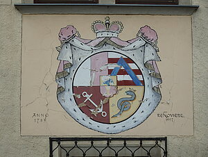 Marbach an der Donau, Wappen am Herrenhaus