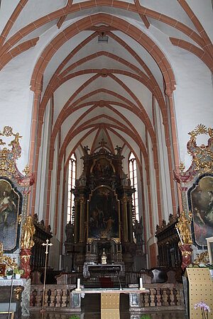 Tulln, Stadtpfarrkirche hl. Stephan, Langhaus mit Gewölben von 1496-1513