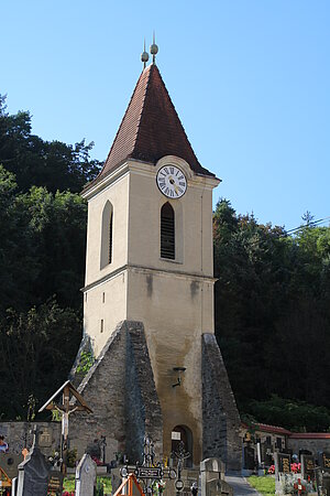 Weiten, freistehender West-Turm im Pfarrbereich