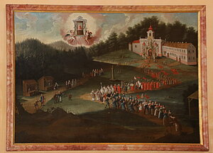 Mariahilfberg, Wallfahrtskirche Hilfreiche Jungfrau Maria, Wallfahrt auf den Mariahilfberg, 1768