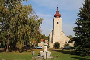 Petronell-Carnuntum, romanische Saalkirche. um 1210