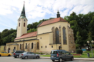 Amstetten, Stadtpfarrkirche hl. Stephanus, spätgotische Staffelkirche