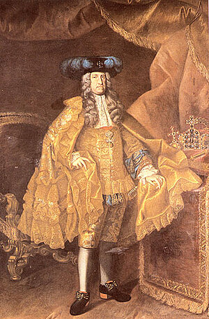 Kaiser Karl VI., um 1730, unbekannter Maler, Öl/Leinwand, NÖLM