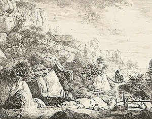 Johann Christian Erhard, Die Mirafälle bei Muggendorf, 1817