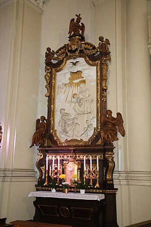 Berndorf, Margaretenkirche, 1910-17, Seitenaltar von E. Hegenbarth