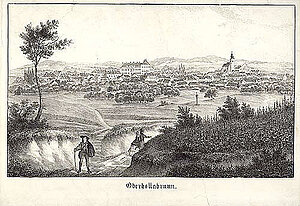 Ludwig Seitle, Hollabrunn, Kreidelithografie, 19,2x31,8 cm, um 1850