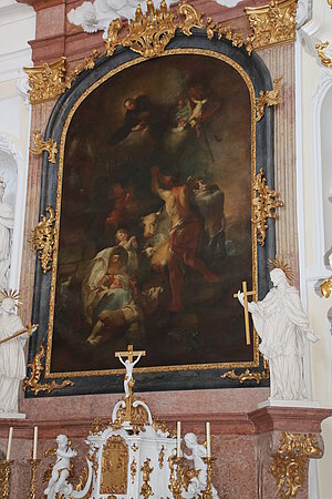Pfarr- und Wallfahrtskirche Mariae Himmelfahrt, Seitenaltarbild, Franz Anton Maulbertsch, 1758