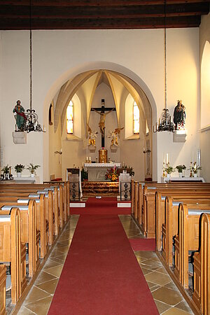 Hernstein, Pfarrkirche hl. Laurentius, spätgotische Saalkirche