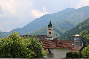Lilienfeld, Blick auf die Stiftskirche