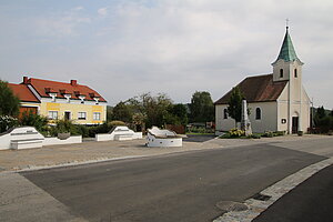 Friebritz, Kapelle hl. Laurentius, 1930/31 Bau umgestaltet