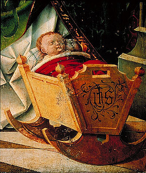 Helene Kottannerin, Wiege, Kirchenväteraltar (Detail), 1510/15, LM Ferdinandeum Innsbruck