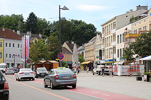 Der Stadtplatz in Amstetten