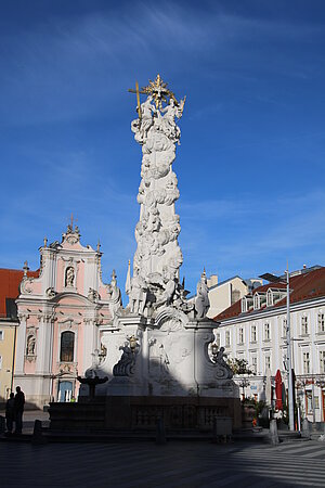 St. Pölten, Rathausplatz, Dreifaltigkeitssäule, 1753-1782