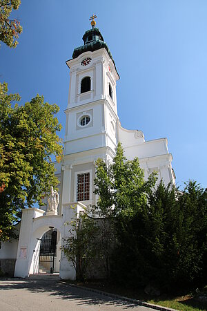 Mannersdorf, Pfarrkirche hl. Martin, barocke Saalkirche, um 1638