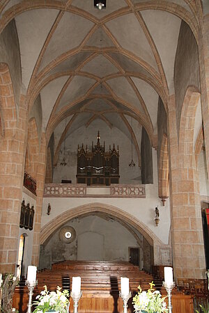 St. Veit an der Gölsen, Pfarrkirche hl. Veit, ehem. Wehrkirche, spätgotische Staffelkirche, 2. Hälfte 15. Jh.