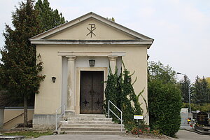 Ebreichsdorf - Friedhof, Mausoleum  von Johann Nepomuk von Lang vor 1809 errichtet
