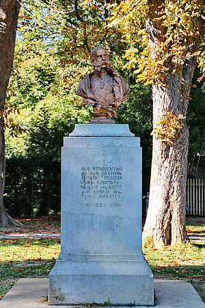 Hinterbrühl, Beethovenpark, Denkmal für Kaiser Franz Joseph, Viktor Tilgner, 1908
