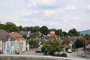 Bad Großpertholz, Marktplatz von der Kirche aus