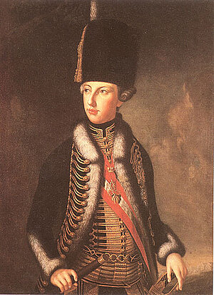 Kaiser Joseph II., um 1770, Pompeo Girolamo Batoni, Öl/Leinen, NÖ Landesmuseum
