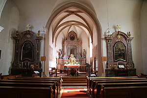 Leobendorf, Pfarrkirche hl. Markus, gotischer Bau