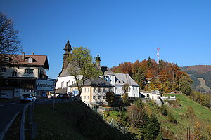 Annaberg, Pfarrkirche und Pfarrhof
