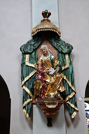 Altenmarkt, Pfarrkirche hl. Maria Magdalena, hl. Anna Maria das Lesen lehrend, 2. Viertel 18. Jh.