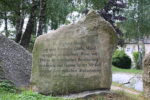 Arbesbach, Gedenkstein für den jüdischen Arzt Dr. Siegfried Mandl