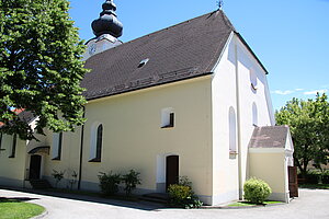 Euratsfeld, Pfarrkirche hl. Johannes d. Täufer, barockisierte Hallenkirche