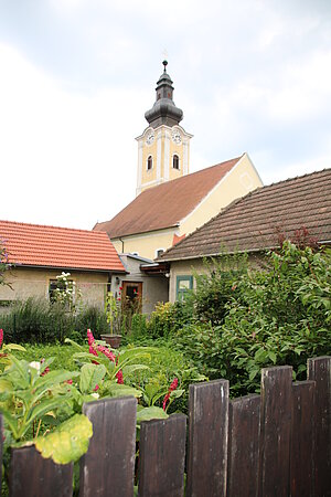 Mautern an der Donau, Pfarrkirche hl. Stephan, gotische Staffelkirche, im Inneren barockisiert