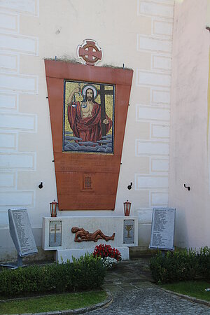 Michelbach, Kriegerdenkmal an der Pfarrkirche, Josef Peyer, 1930