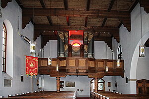 Puchberg am Schneeberg, Pfarrkirche hl. Vitus, Blick gegen die Orgelempore