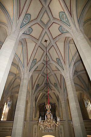 Heiligenblut (Mannersdorf), Wallfahrtskirche hl. Andreas, Gewölbe 1494