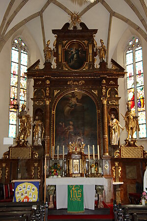 St. Oswald, Pfarrkirche St. Oswald, Hochaltar, 1623