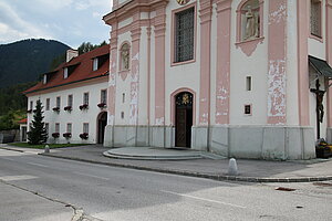 Maria Schutz, Pfarr- und Wallfahrtskirche, 1728 Baubeginn, 1738 Weihe