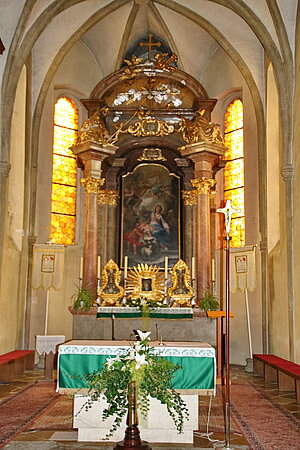 Pottenbrunn, Pfarrkirche hl. Ulrich, Hochaltar,1729/30